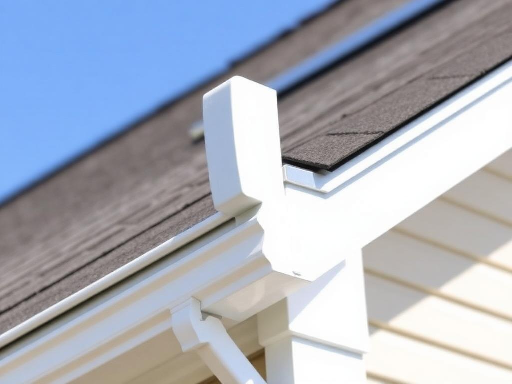 Aluminum fascia replacement on a Brick Township home by Quality Roof Pros